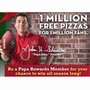Papa John's - Million Pizza Giveaway Papa John's - Million Pizza Giveaway