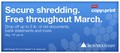 Free Secure Shredding at Staples