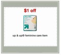 Free Up & Up Feminine Care Product at Target