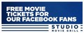Studio Movie Grill - 2 Free Tickets