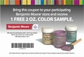 Benjamin Moore - Free Paint Sample