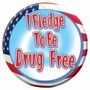 Free �I Pledge to be Drug Free� Sticker 